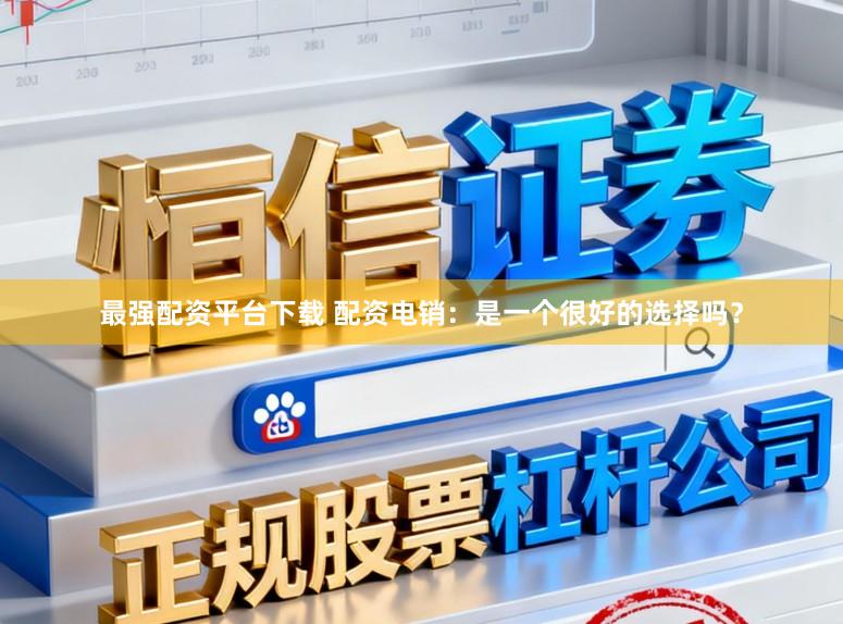 最强配资平台下载 配资电销：是一个很好的选择吗？