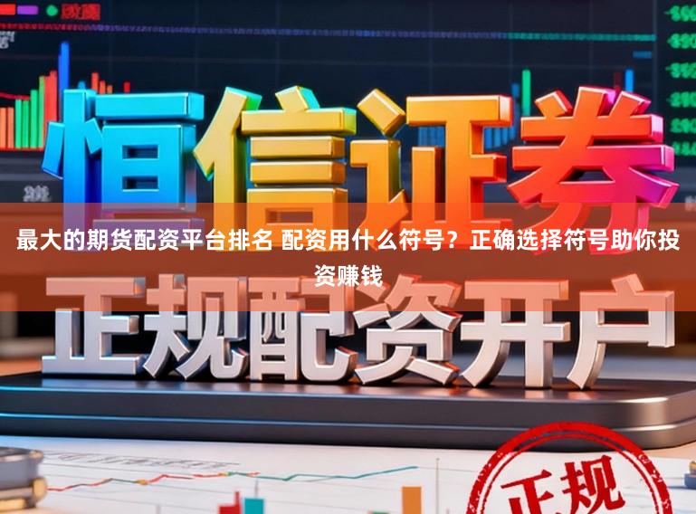 最大的期货配资平台排名 配资用什么符号？正确选择符号助你投资赚钱